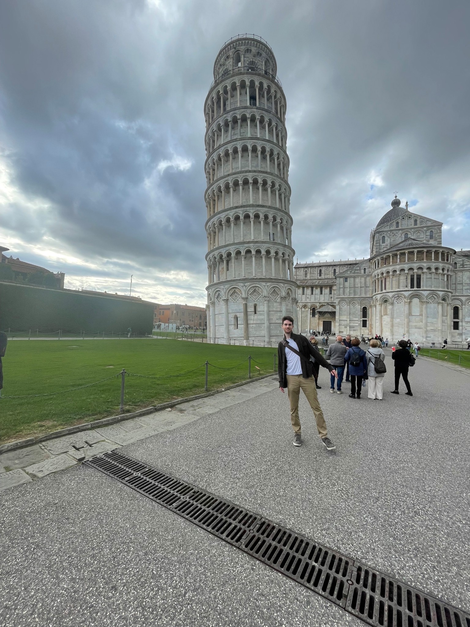 Me and the leaning tower